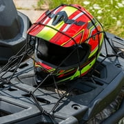 Fuel Helmets 30 in. x 30 in. Max Stretch Cargo Net for ATV, Motorcycle, Boat, Car, Color: Black
