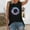 Black, variant on HOMBOM Sleeveless Tank Tops for Women 2024 Black Tank Tops Round Neck Sunflower Graphic Tank Tee XXL