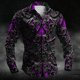 thumbnail image 1 of Camisa de moda para hombre, de manga larga, para fiestas, reuniones, noches, otoño, invierno, primavera y verano, camisa con solapa, 3D, rojo degradado, satinado, 1 of 6