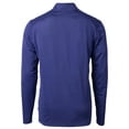 thumbnail image 3 of Men's Cutter & Buck Royal/Black Indianapolis Colts Virtue Eco Pique Micro Stripe Recycled Quarter-Zip Pullover Top, 3 of 3