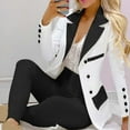 thumbnail image 2 of Bmisegm Women's Casual Fashion Suit Women's Suit Womens Pant Suit White XXL, 2 of 4