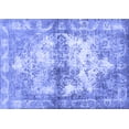 thumbnail image 1 of Ahgly Company Indoor Rectangle Abstract Blue Contemporary Area Rugs, 3' x 5', 1 of 4