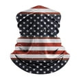 thumbnail image 2 of Helii UPF 50+ American Flag Face Mask Neck Gaiter – Cooling Sun Mask Dust Balaclava Face Cover for Men Women, Breathable Outdoor Mask for Fishing Hiking Cycling Dark Gray,One Size, 2 of 6