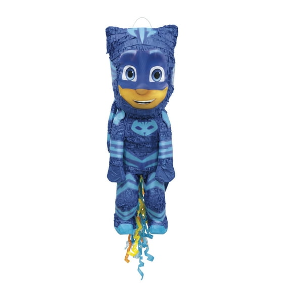 Catboy PJ Masks Pinata, Pull String, 25 x 8.5in