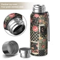 thumbnail image 2 of 20 Oz Pioneer Flower Coffee Tumbler Double Wall Insulated Stainless Steel Water Bottle | Metal Reusable Thermoses Flask with Cup Cap | Leak & Sweat Proof with Anti-Dust Lid, 2 of 7