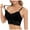 Black, variant on UngA Womens Comfortable Wireless Bras Push Up Seamless Bralettes Soft V Neck Brassiere Full Coverage Everyday Womens Seamless Bra White,S