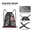 thumbnail image 4 of Fuzoiu Veterans Day1 Print Drawstring Backpack for Gym, Travel, Yoga,Sports Sackpack String Bag for Women Men-Small, 4 of 6