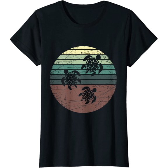 Retro Sea Turtle T-Shirt