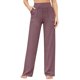 thumbnail image 1 of Pantalones Pierna para Mujer Pantalones Yoga Cintura Alta con Bolsillos Pantalones Deportivos Holgados y Elásticos para Trabajo o para Estar Cómoda en Casa Color Rubor XXL, 1 of 7