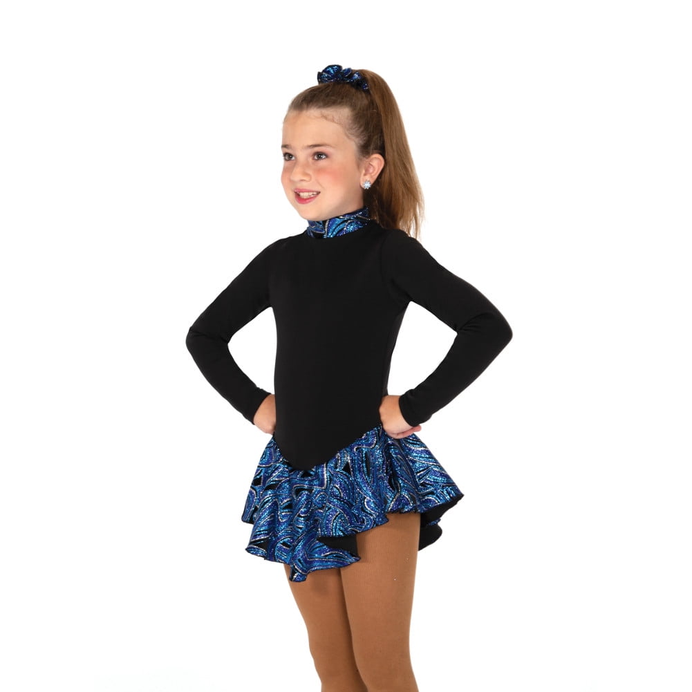 Jerry's Figure Skating Dress 20 Fancy Fleece Black Sapphire