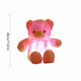 thumbnail image 3 of Valentines Day Stuffed Animals Creative Light Up LED Inductive Teddy Bear Plush Toy Colorful Glowing Teddy Bear, Valentines Day Gift for Her, 12" Pink, 3 of 7