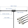 thumbnail image 3 of Eightwood FM Antenna FM Radio Dipole Antenna for Pioneer Onkyo Yamaha Marantz Bose Wave Music System FM Radio Home Stereo Receiver AV Audio Video Home Theater Receiver, 3 of 5
