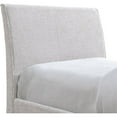 thumbnail image 5 of Meridian Furniture Myles Cream Chenille Fabric Twin Trundle Bed, 5 of 8