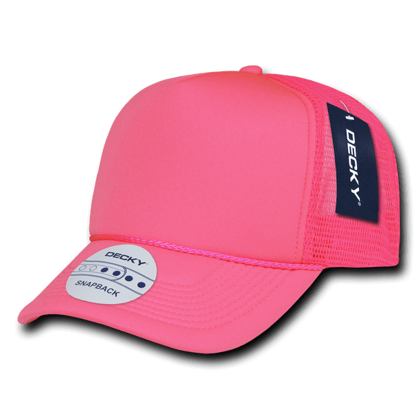 DECKY SOLID NEON FOAM MESH TRUCKER HATS HAT CAPS CAP For Men Women Neon ...