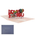 thumbnail image 4 of 1 Set Greeting Cards Blessing Card 3D Anniversary Cards Valentine's Day Cards, 4 of 7