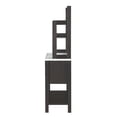 thumbnail image 3 of Ergode Newport 2 Drawer Serving Bar with Wine Rack and Shelves, 3 of 3