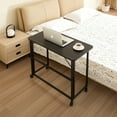 thumbnail image 2 of Folding Writing Desk Computer Desk for Small Space,31.5" Folding Desk for Study, Home Office,Small Spaces,black, 2 of 7