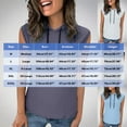 thumbnail image 3 of bnaln Women's Sleeveless Tank Tops Hoodies Vest Ladies Summer Tops Casual T-Shirts Loose Fit Shirts Plain Baggy Pullover Dressy Casual Blouses Tunic Tops to Wear with Leggings, 3 of 7