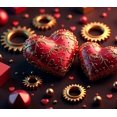 thumbnail image 4 of Valentine's Day Romantic Backdrop Banner with Roses and Hearts for Party Supplies Wedding Decorations Photography Background Props, 4 of 4
