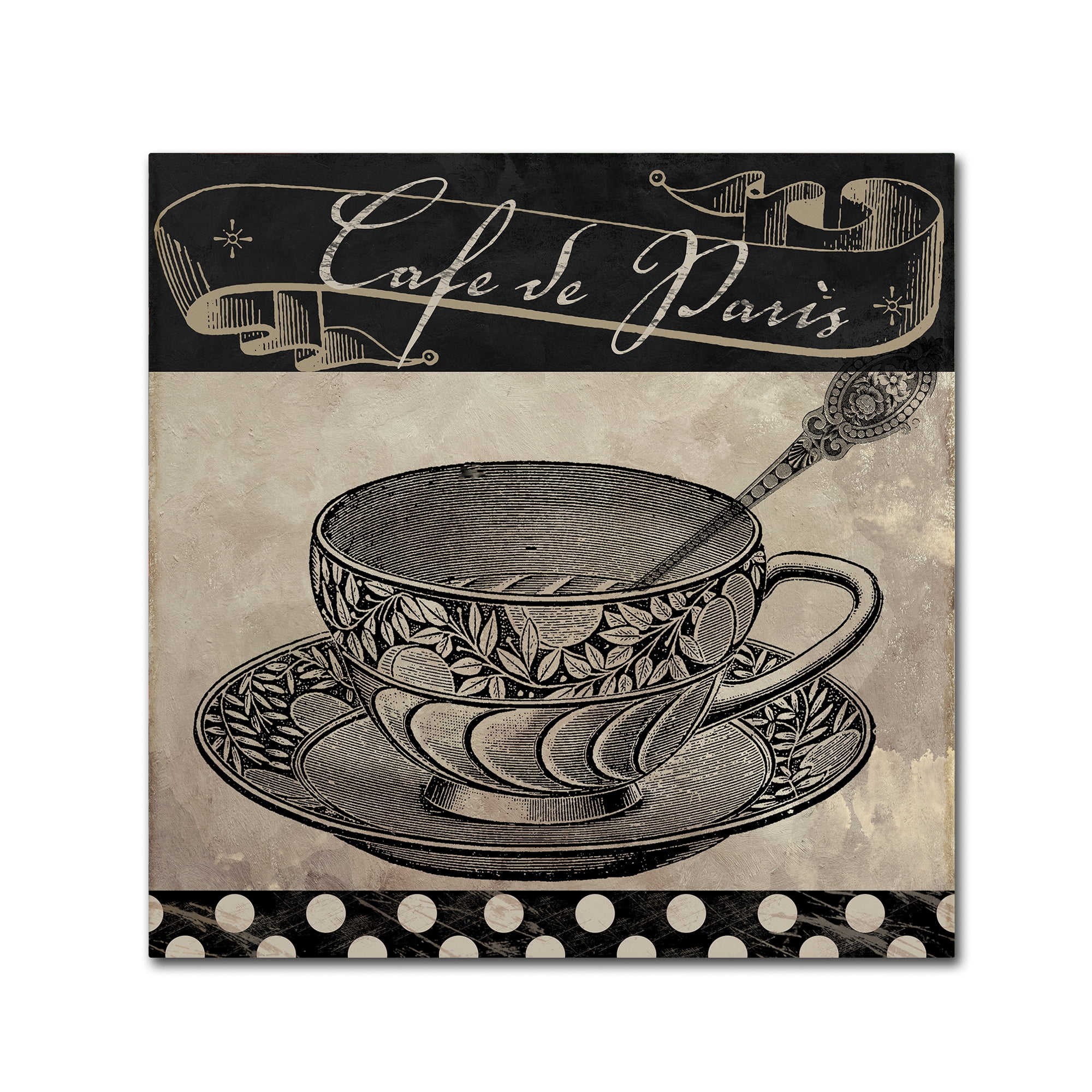 Trademark Fine Art "Bistro Parisienne IV" Canvas Art by Color Bakery