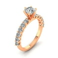 thumbnail image 2 of Certified 1.50ctw Diamond Solitaire Engagement Ring in 14k Rose Gold (G-H, I1), 2 of 5
