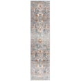 thumbnail image 2 of Safavieh Heirloom Fenton Oriental Polyester Runner Rug, Gray/Blue Rust, 2' x 8', 2 of 10