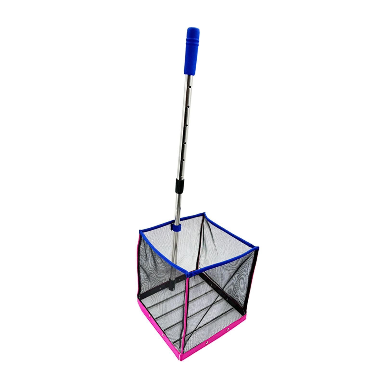 funtasica Pickleball Ball Retriever Grabber Basket Adjustable Telescopic Rod Balls Pickup Tool Pickleball Ball Collector Gatherer