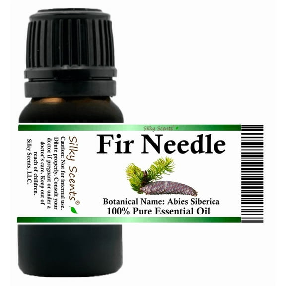 Fir Needle Essential Oil 5 ml (1/6 fl oz) - 100% Pure and Natural by Silky Scents
