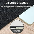 thumbnail image 5 of EcoNesxp Tapis Tissé Antidérapant Adapté pour Entrée Chambre Salle à Manger Gris, 5 of 5