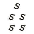 thumbnail image 1 of Youkk Iron Decoration Doorplate Durable And Rustproof Wide Application Not Easy To Fade Metal Metal Letters House Numbers B17--S 5Set, 1 of 6