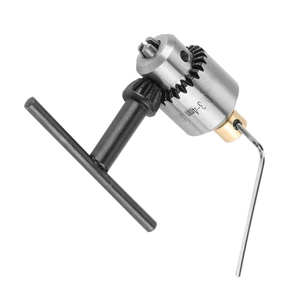Ccdes Micro 0.3 4mm JTO Taper Mounted Drill Chuck and Wrench with Chuck Key for Lathe Electric Drill JTO Drill Chuck Taper Drill Chunk