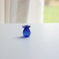 thumbnail image 2 of Pnellth Tiny Decorative Vase Mini Vase Miniature Blue Glass Vase Tiny Decorative Flower Holder for Miniature Houses Diy Projects Small Floral Arrangements, 2 of 8