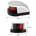thumbnail image 6 of Bow LED Navigation Sailing Light Marine Boat Plastic Red+Green w/Chrome Housing, 6 of 9