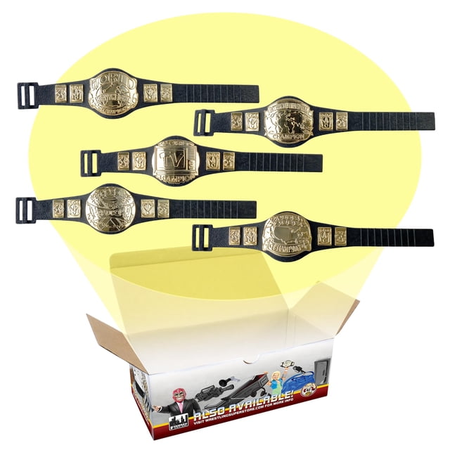 Set de 5 cinturones de lucha libre para figuras de acción