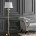 thumbnail image 6 of JONATHAN Y Vaughn 60" Modern Metal/Resin LED Floor Lamp, Brass Gold/White, JYL1093A, 6 of 8