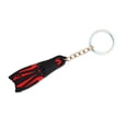 thumbnail image 2 of Porte-Clés porte-clés - Nouveauté Forme de Palmes de Plongée - Lourds & Portable - Plusieurs Couleurs Rouge, 2 of 10