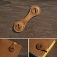 thumbnail image 3 of Zeceouar Magnetic Bookmarks Leather Bookmark Personalized Bookmark Gift for Her Gift for Book Lover Magnetic Leather Bookmark With Engraved Magnetic Bookmark, 3 of 3