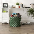 thumbnail image 4 of DII Polyester Pet Bin Trellis Paw Hunter Green Round Large, 4 of 5
