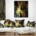 thumbnail image 4 of Designart Fractal Illustration - Abstract Throw Pillow - 18x18, 4 of 5