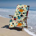 thumbnail image 4 of PHYHOO Retro Microfiber Sand Free Beach Towel Oversized Quick Dry Absorbent for Pool Swimming Bathroom Beach Towel 30x60in, 4 of 8