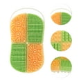 thumbnail image 3 of Unique Bargains Hangable Double-sided Bath Brush Shower Brush 1 Pc Yellow Green, 3 of 6