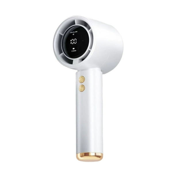 Mini ventilador portátil Naiovety con pantalla LED blanco 3000mA