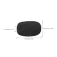 thumbnail image 2 of Uxcell 1.65inch  Mic Cover Headset Windscreen Foam Black 5pcs, 2 of 5