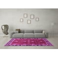thumbnail image 3 of Ahgly Company Indoor Rectangle Oriental Pink Traditional Area Rugs, 7' x 9', 3 of 4