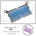 thumbnail image 1 of Ruiboury Foldable Face Cover Storage Box Portable Nose Cover Portable Nose Cover Container Container Silica Gel Mouth Cover Holder Mini Face Cover Organizer, 1 of 9