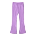 thumbnail image 3 of LRen Girls Flare Pants+Tops 2PCS Sets Spaghetti Strap Solid Color Tops and Pants Casual Fashion Y2K Clothing Outfits, 3 of 5