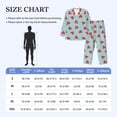 thumbnail image 4 of Lsque Watermelon Pattern Long Sleeve Pajama Set for Men - Soft 2-Piece Sleepwear and Loungewear Set with Pockets, Comfy Nightwear-XX-Large, 4 of 7
