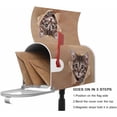thumbnail image 6 of Little Cute Kitten Sad Eyes Looking Broken Paper Magnetic Anti-UV 100% Polyester Standard Size 21x18 in Oxford Garden,Postbox Letterbox Cover, 6 of 6