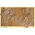 thumbnail image 2 of USGS 24x17 White Modern Wood Framed Museum Art Print Titled - Grand Canyon Arizona - USGS 1962, 2 of 4
