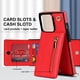 thumbnail image 5 of onlyliua Promoción de Temporada Estuche Tipo Cartera Tipo Bandolera para Tarjetas de Crédito, Apto para Fundas de Móvil con Cremallera, Funda de Piel Tipo Mensajero para Teléfono, Funda para Tarjetas, 5 of 7